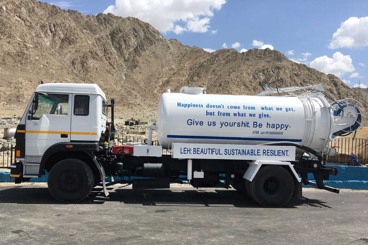 Feacal Sludge Treatment Plant, Leh