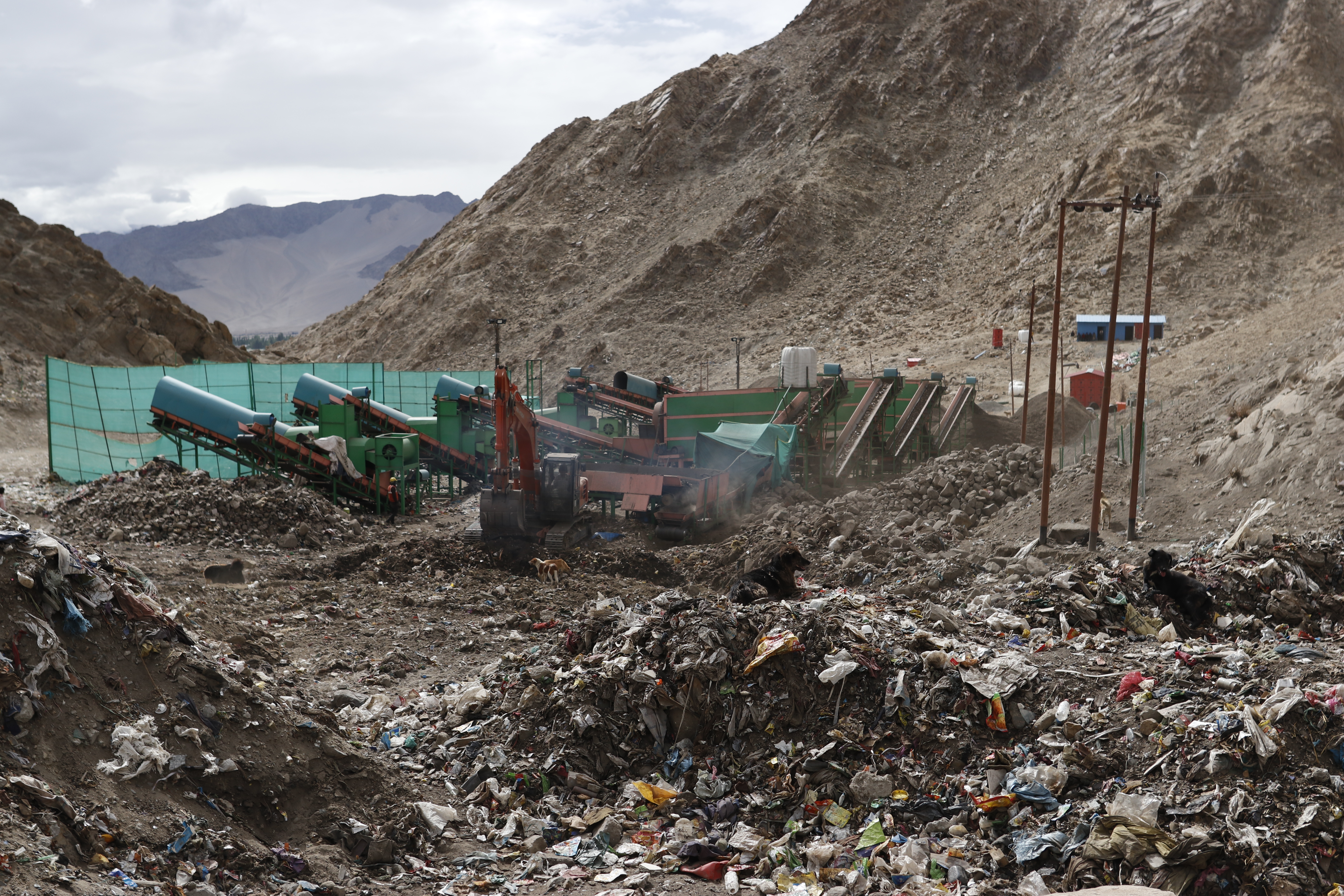 Legacy Waste Management site, Bombgarh area, Leh